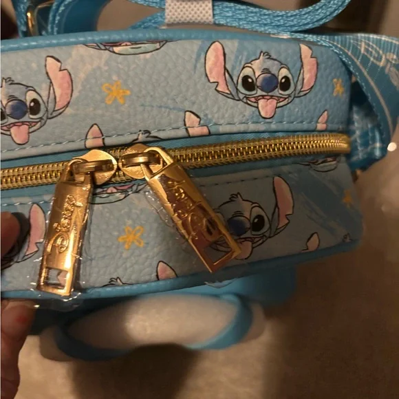 Disney Blue Stitch Kids Crossbody Bag